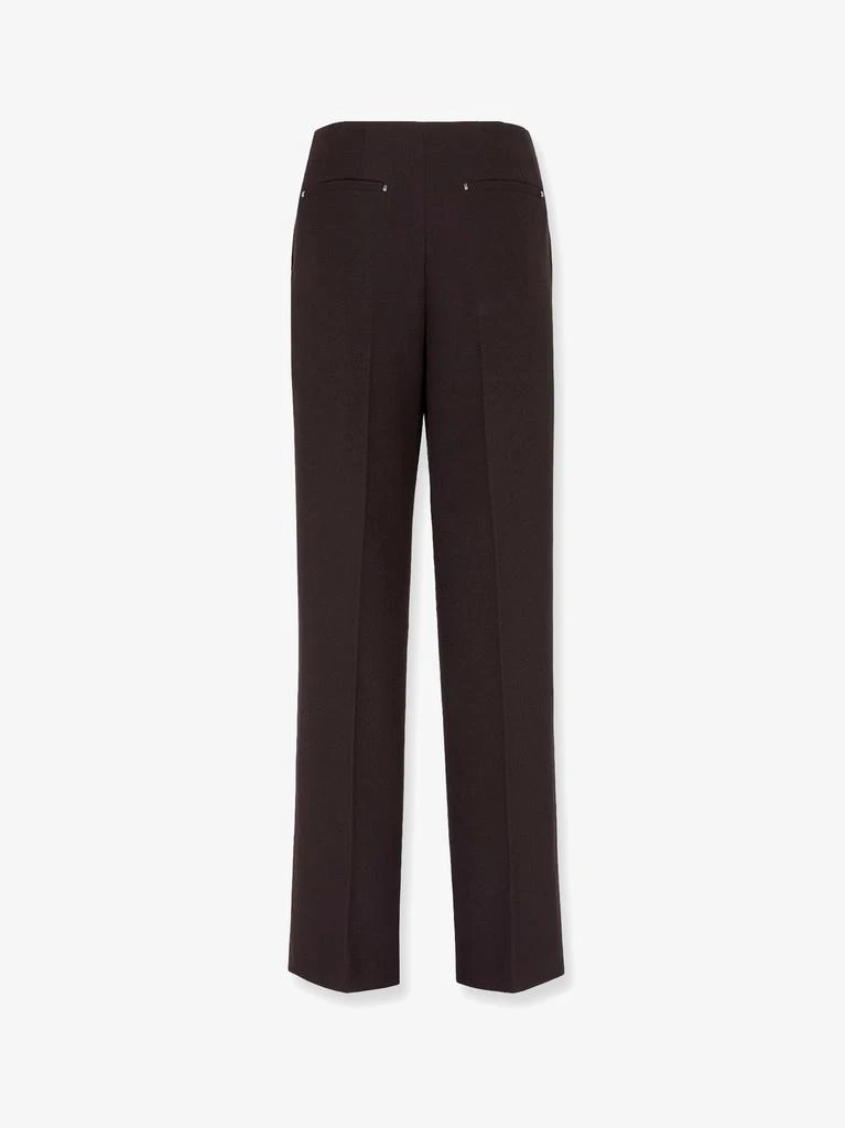 Fendi Virgin wool trousers with metal ff details 4
