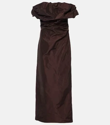 Staud Andrea off-shoulder maxi dress 1