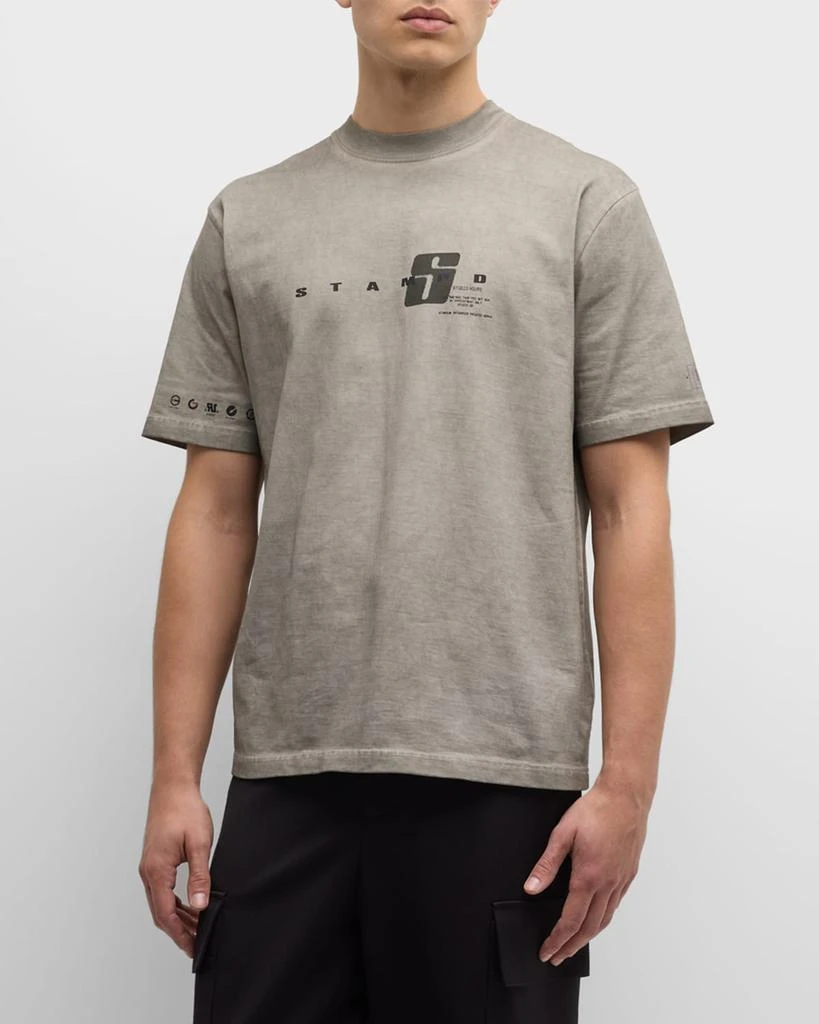 Stampd Men's Oil-Washed Transit Relaxed T-Shirt 4