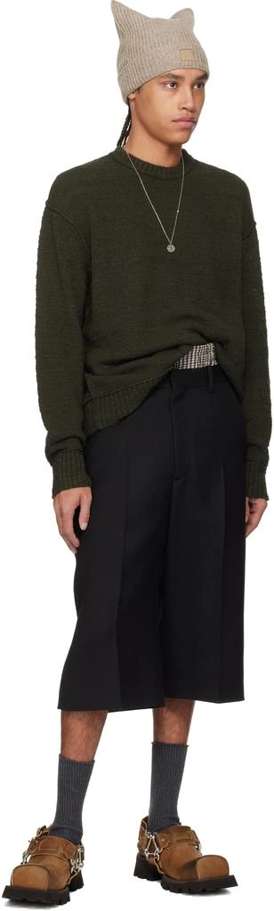 Acne Studios Brown Leather Buckle Mules 5