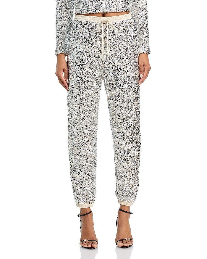 AQUA Sequin Joggers - Exclusive 7