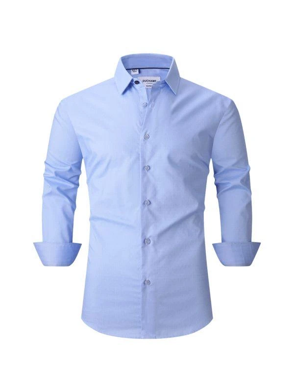 DUCHAMP LONDON Tailored Fit Herringbone Dress Shirt 2