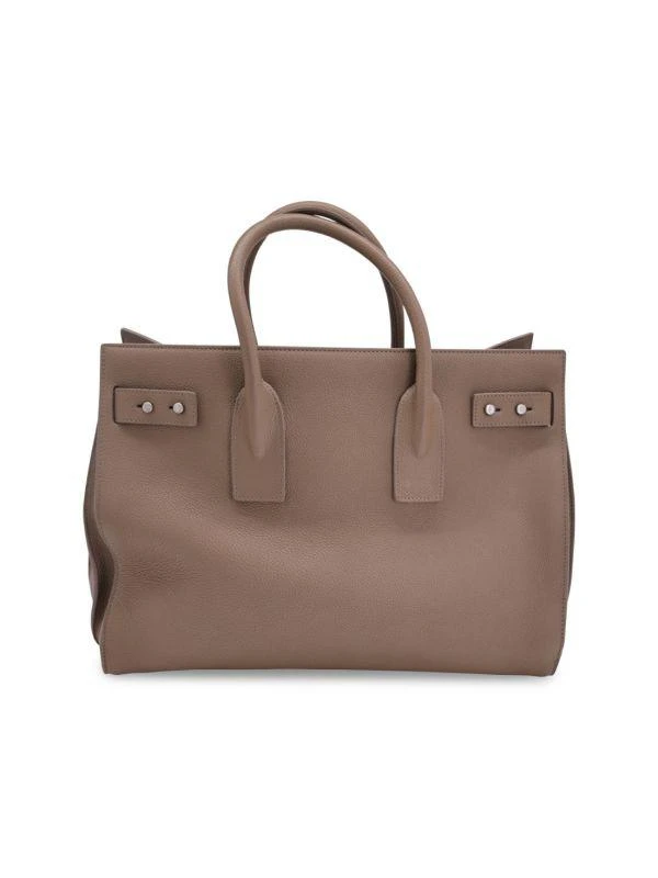 Yves Saint Laurent Saint Laurent Medium Sac de Jour In Brown Leather 3