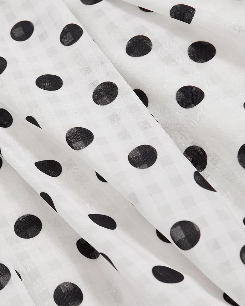 REISS Dottie Polka Dot Midi Dress 5