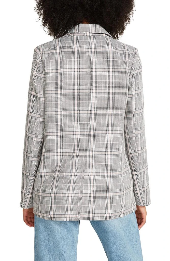 Steve Madden Plaid Oversize Boyfriend Blazer 2