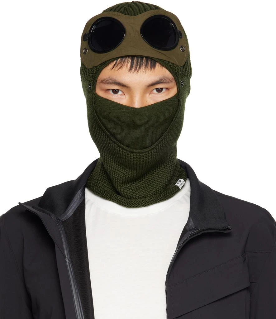 C.P. Company Green Goggle Balaclava 1