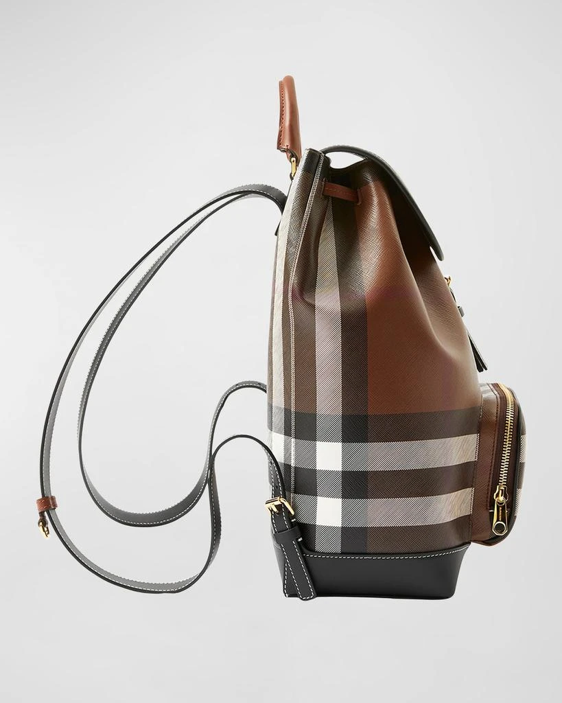 Burberry Check Flap Drawstring Backpack 5