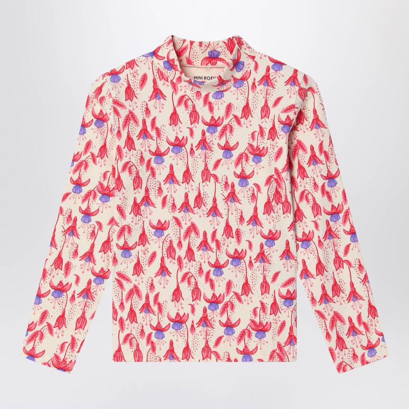 Mini Rodini Red patterned blouse in organic cotton