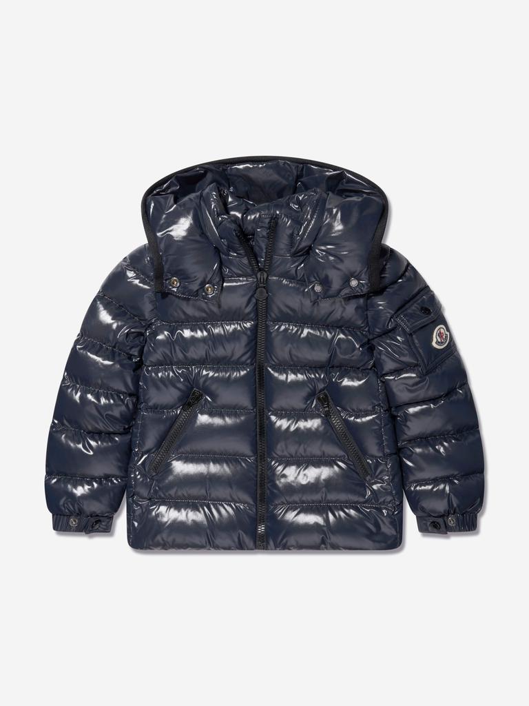 Moncler Moncler Enfant Girls Down Padded Bady Jacket in Navy