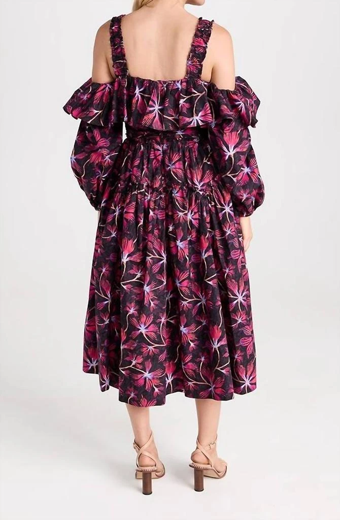 Ulla Johnson Ulla Johnson - Caprice Ruffled Floral Print Midi Dress 2