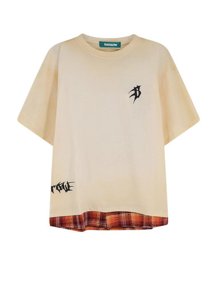 BARROW Barrow Graphic Patch-Hem T-Shirt