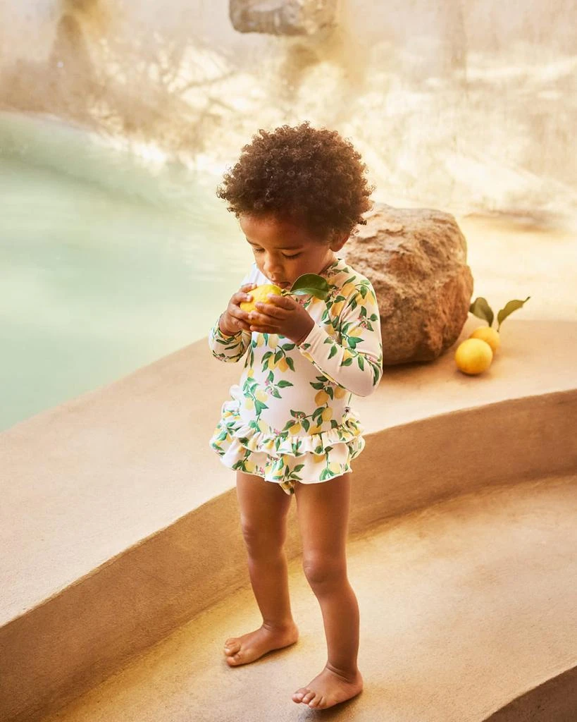 MOLO Girl
s Narice Ruffled One-Piece Swimsuit, Size 3M-3 6