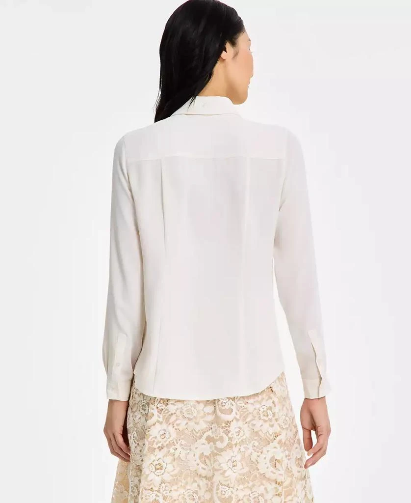 Anne Klein Women's Collared Button-Front Shirt 2