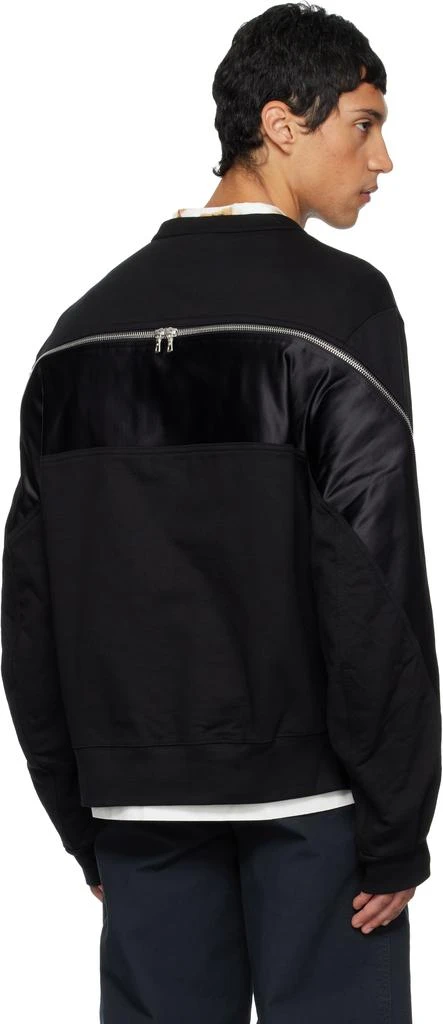 Dries Van Noten Black Contrast Sweatshirt 3