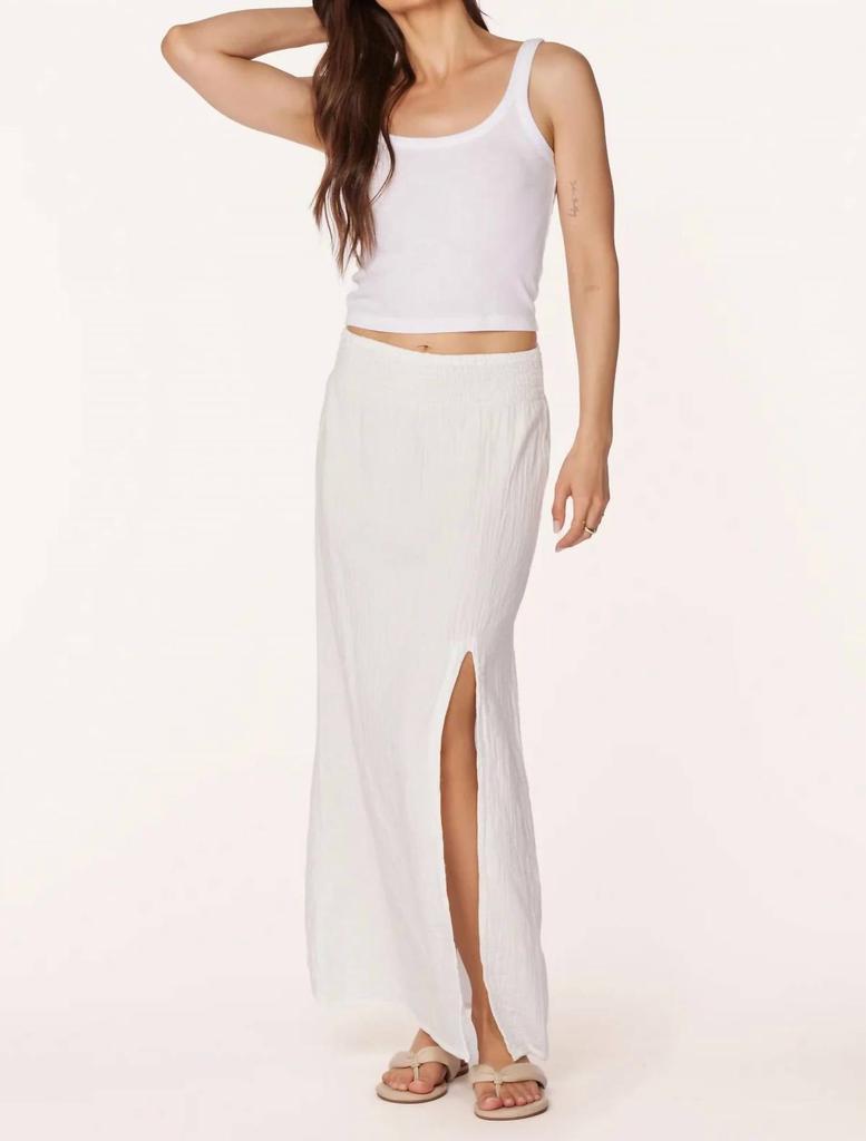 Bobi Bobi - Maxi Skirt W/ Front Slit