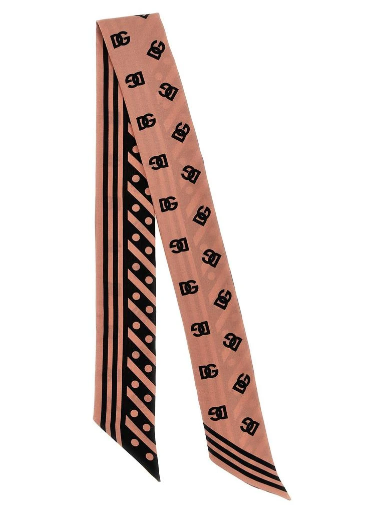 Dolce & Gabbana Dolce & Gabbana All-Over Logo Printed Scarf 2