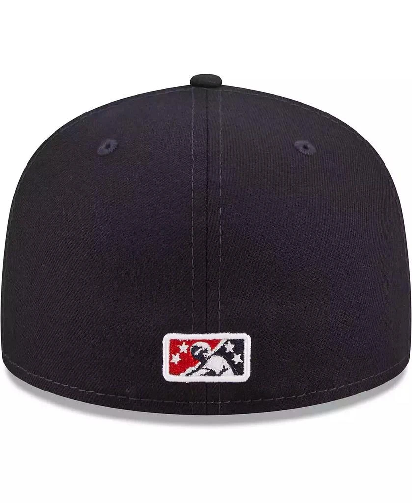 New Era Men's Navy Binghamton Rumble Ponies Authentic Collection 59FIFTY Fitted Hat 4