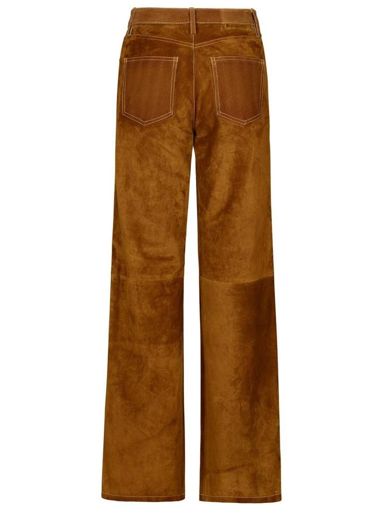 Golden Goose Golden Goose Brown Cowhide Trousers 3