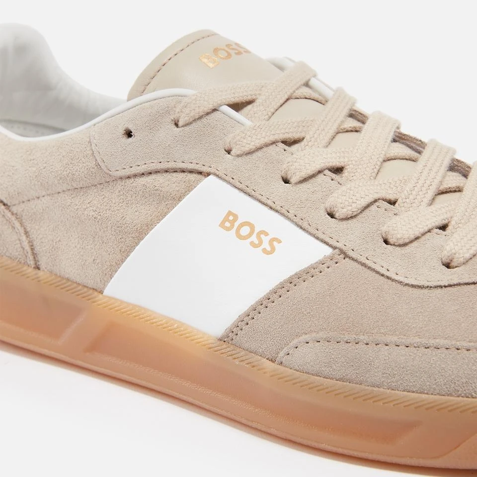 Hugo Boss BOSS MEN'S BRANDON SUEDE TENNIS TRAINERS 3