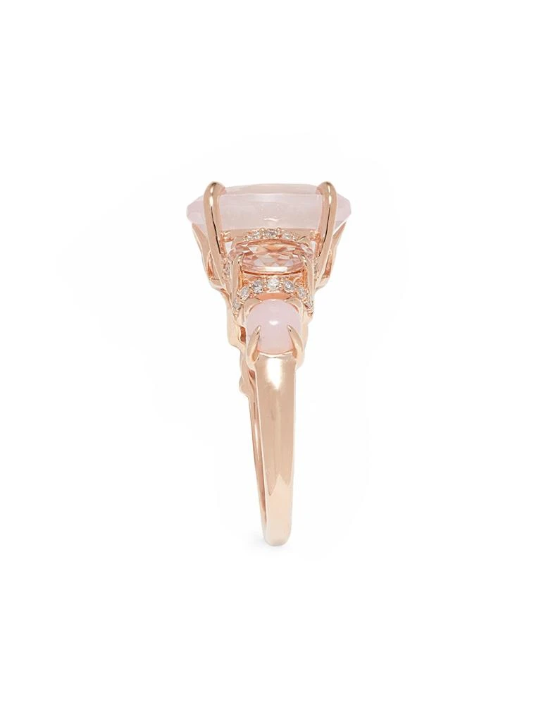Effy 14K Rose Gold, Quartz, Opal, Moonstone 
0.15 TCW Diamond Ring 4