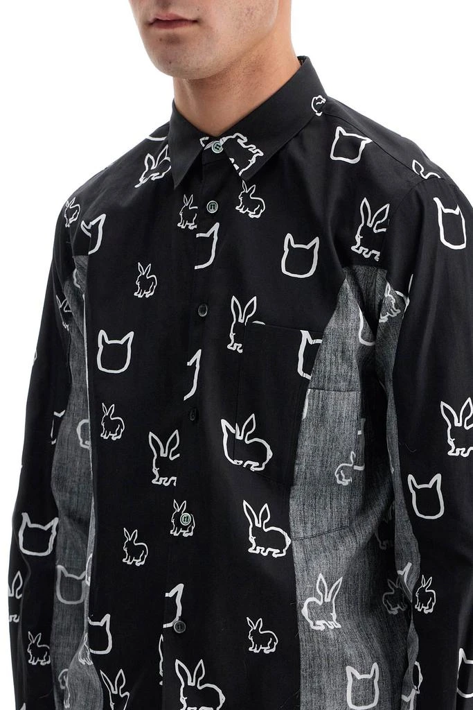 COMME DES GARCONS BLACK "shirt with inside-out 4