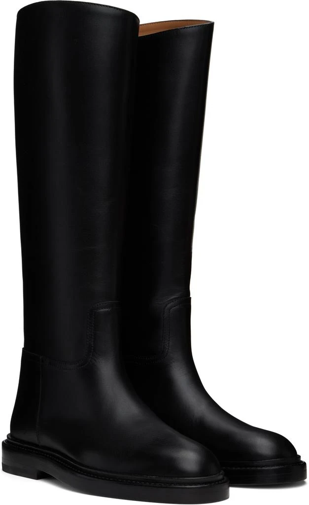 LEGRES Black Riding Tall Boots 4