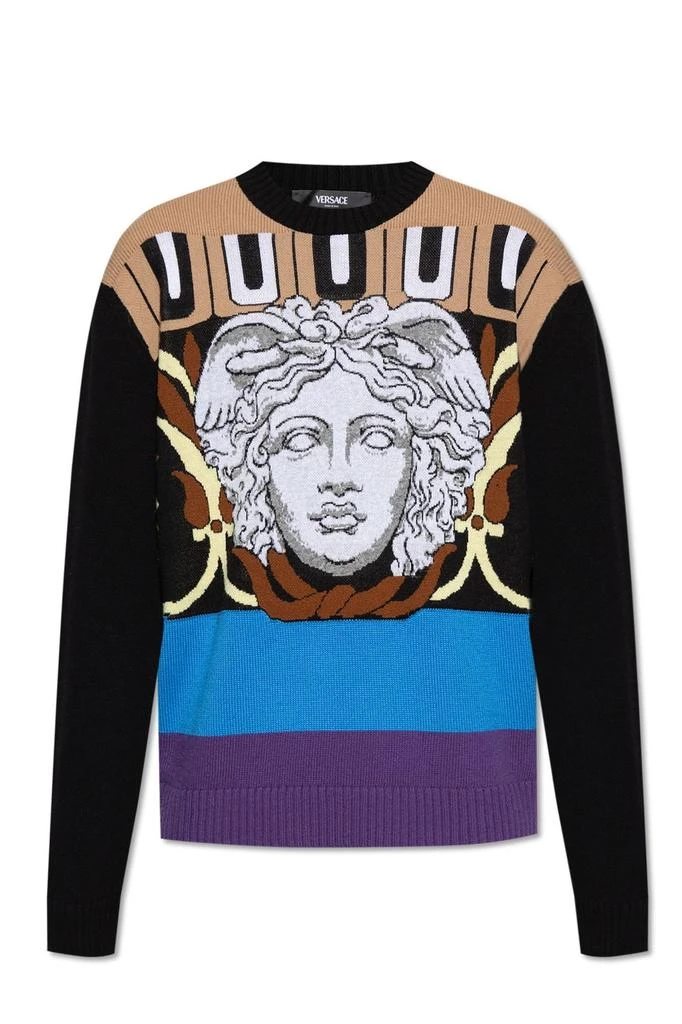 Versace Versace Medusa Head Crewneck Jumper from Cettire