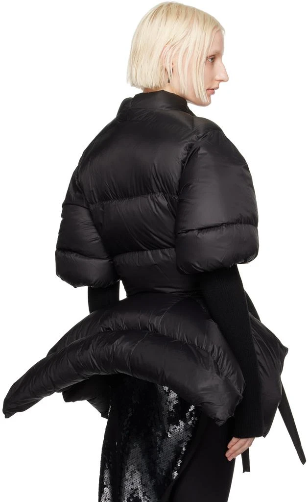 Rick Owens Black Porterville Batwing Down Jacket 3