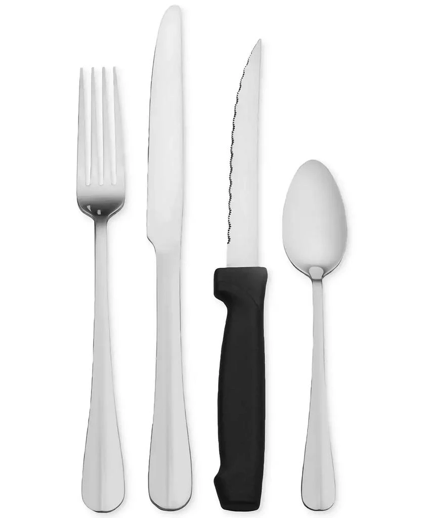 Pfaltzgraff Simplicity 16-Pc. Flatware with Steak Knives Set, Service for 4 1