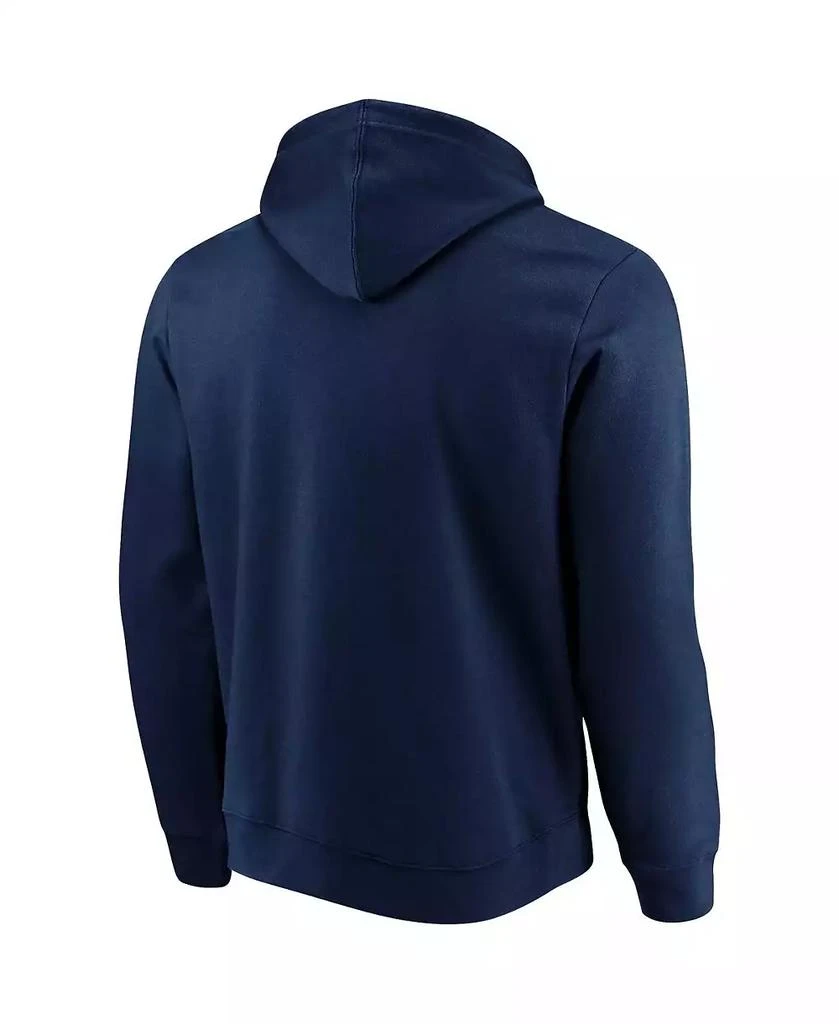 Fanatics Men's Navy Vancouver Whitecaps FC Iconic Scarf Sleeve Full-Zip Hoodie 3