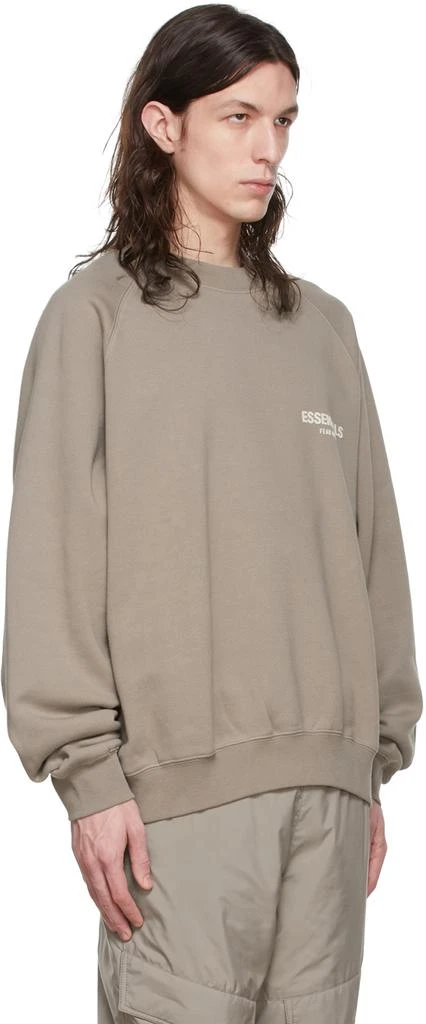 Fear of God ESSENTIALS Taupe Cotton Sweatshirt 2