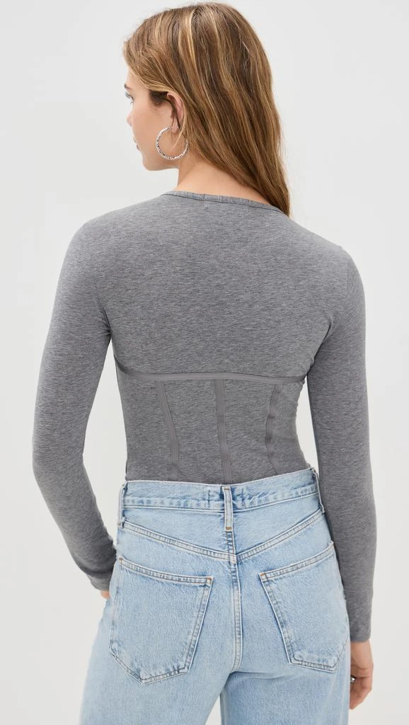 Fleur du Mal Long Sleeve T-Shirt Thong Bodysuit 2