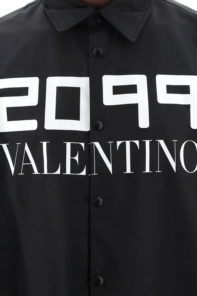 Valentino Valentino 2099 Logo Print Overshirt 6