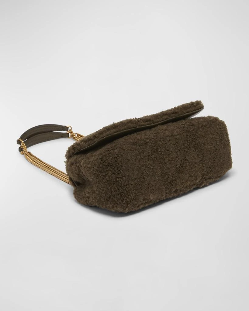 Yves Saint Laurent Jamie Small YSL Shoulder Bag in Lamb Shearling Fur 2