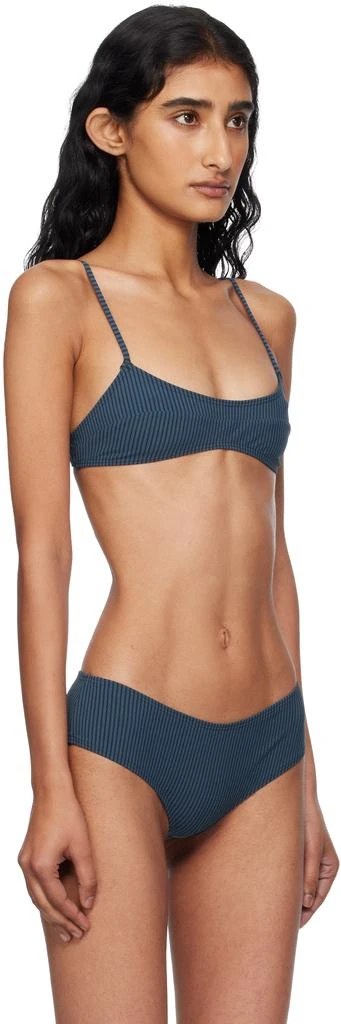 Fruity Booty Navy Bream Stripe Bikini Top 2