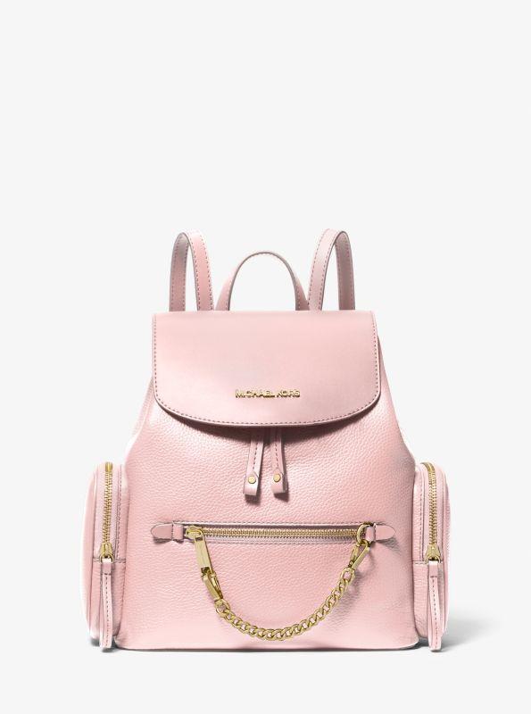 Michael Kors Jet Set Medium Pebbled Leather Backpack