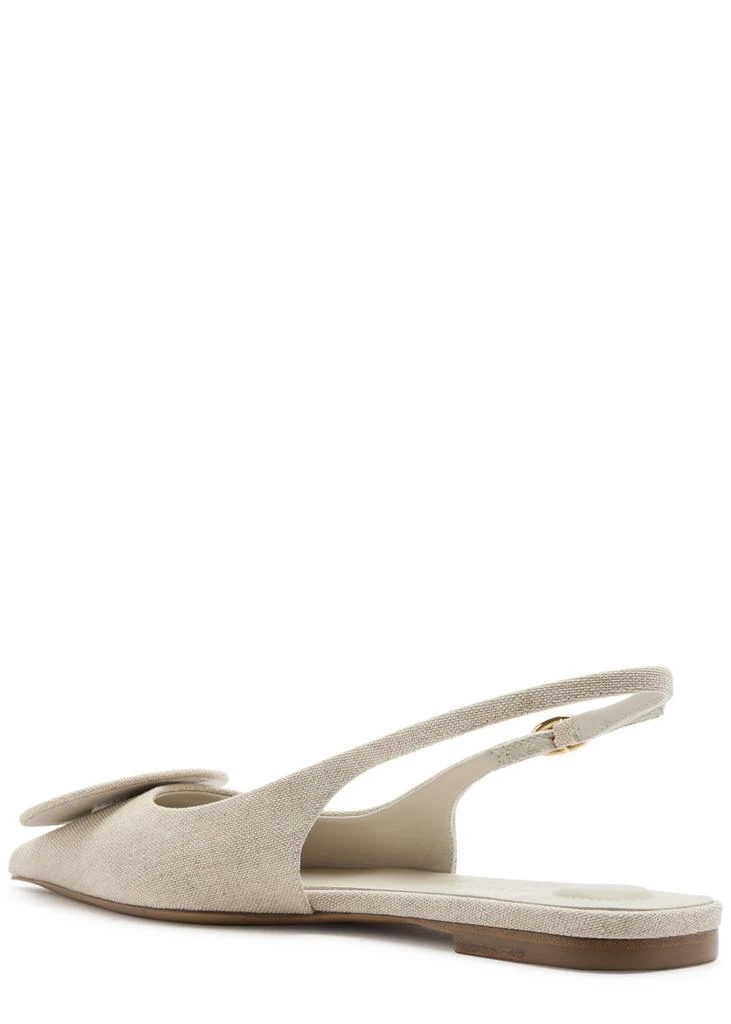 Jacquemus Les Slingbacks Duelo canvas slingback flats 2