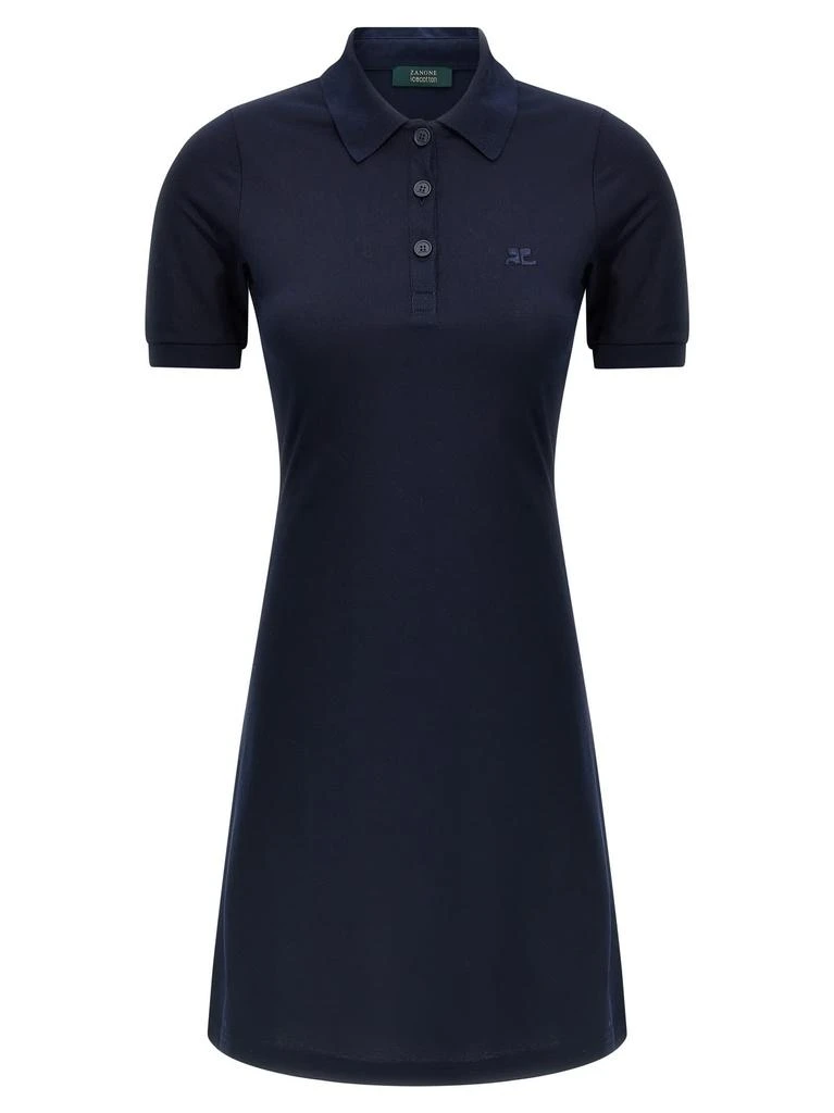 courreges Women's Piqué Polo Dress