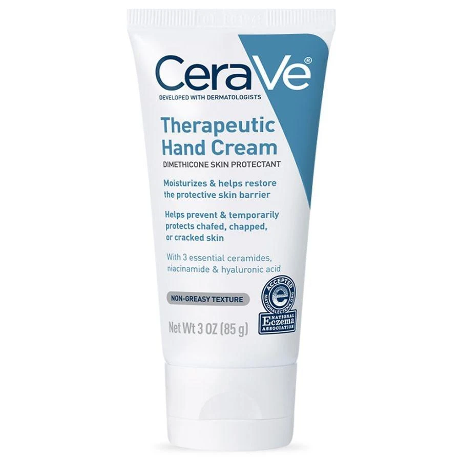 CeraVe Therapeutic Hand Cream for Dry Cracked Hands, Fragrance Free 3