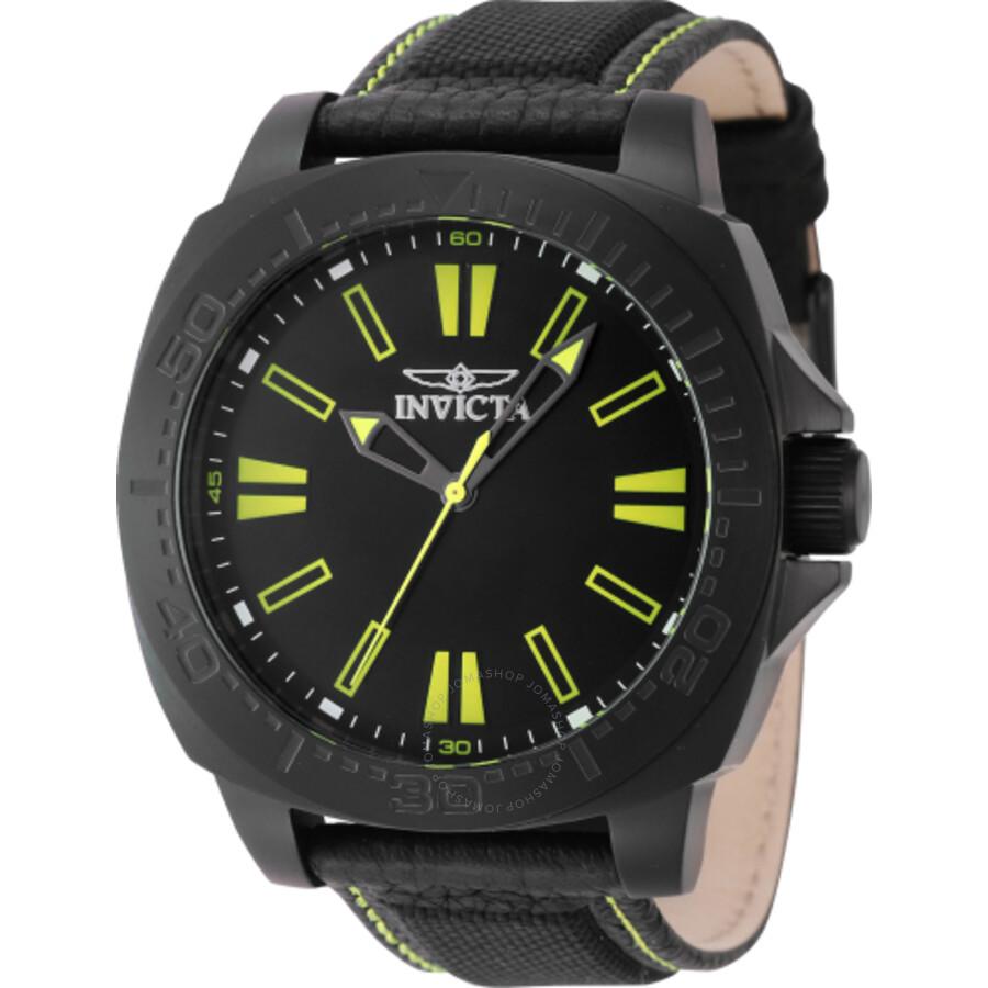 Invicta Speedway Quartz Black Dial Men's Watch 46308