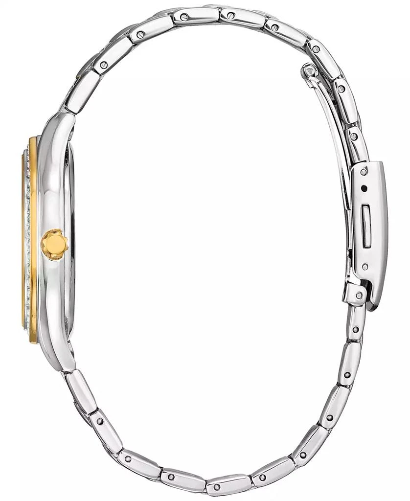 Citizen Eco-Drive Women's Crystal Two-Tone Stainless Steel Bracelet Watch 34mm 2