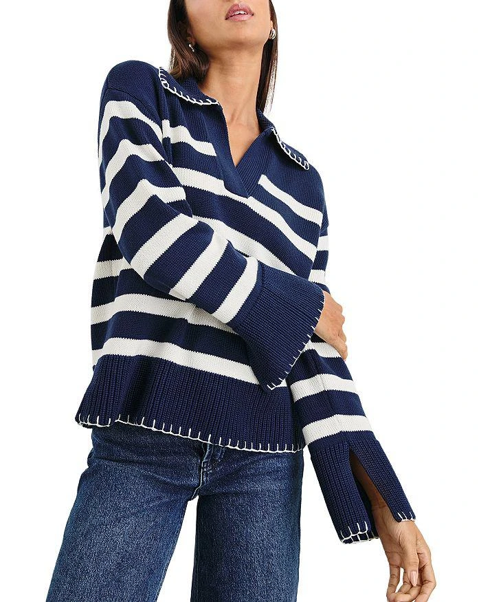 Rails Athena Collared Striped Sweater 6