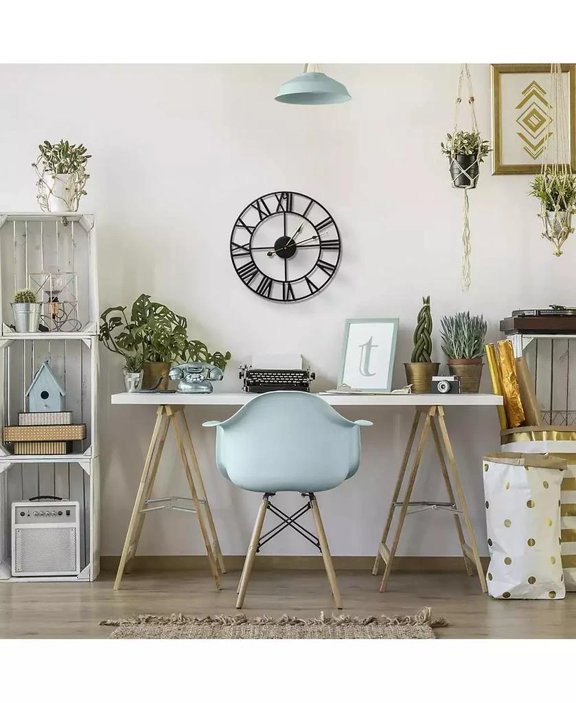 Sorbus 16 Inch Roman Numeral Wall Clock for Living Room, Kitchen, Bedrom Home Decor 2