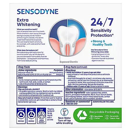 Sensodyne Sensodyne Extra Whitening Toothpaste, 6.5 oz., 4 pk.