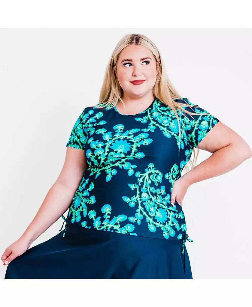 Calypsa Plus Size Adele Swim Top 1