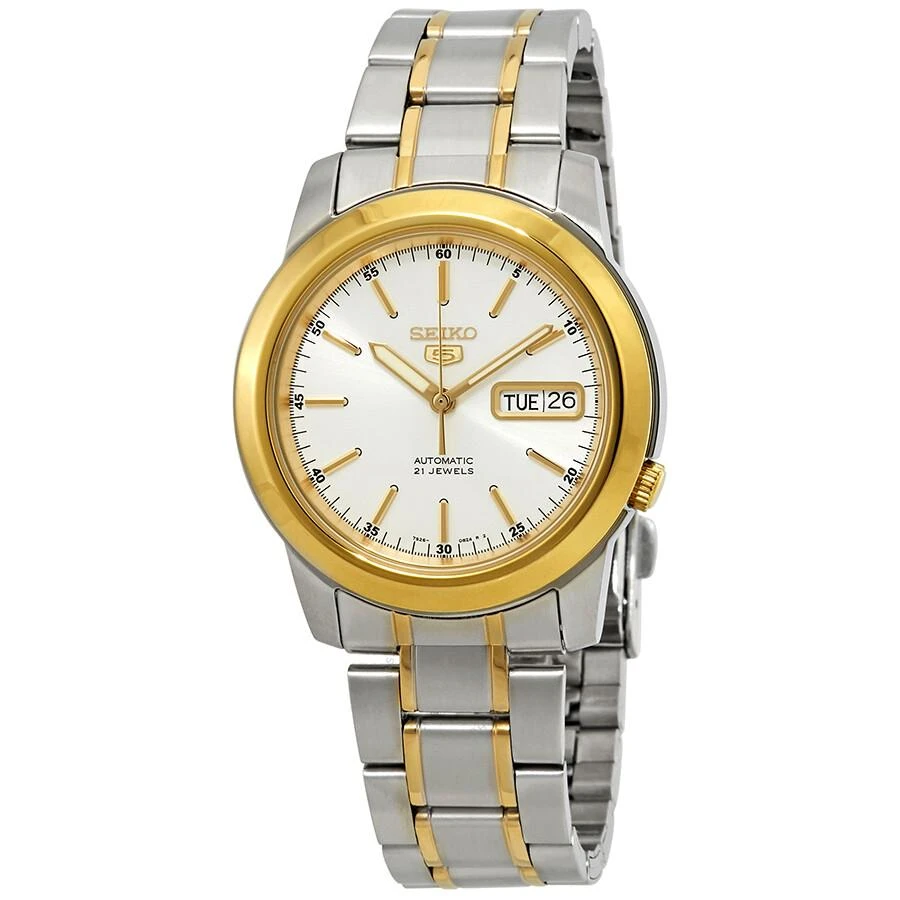 Seiko Series 5 Automatic White Dial Men's Watch SNKE54 1
