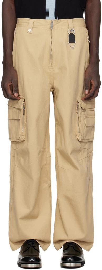 C2H4 Khaki Construction Cargo Pants 1