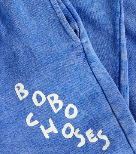 BOBO CHOSES Logo cotton jersey sweatpants 3