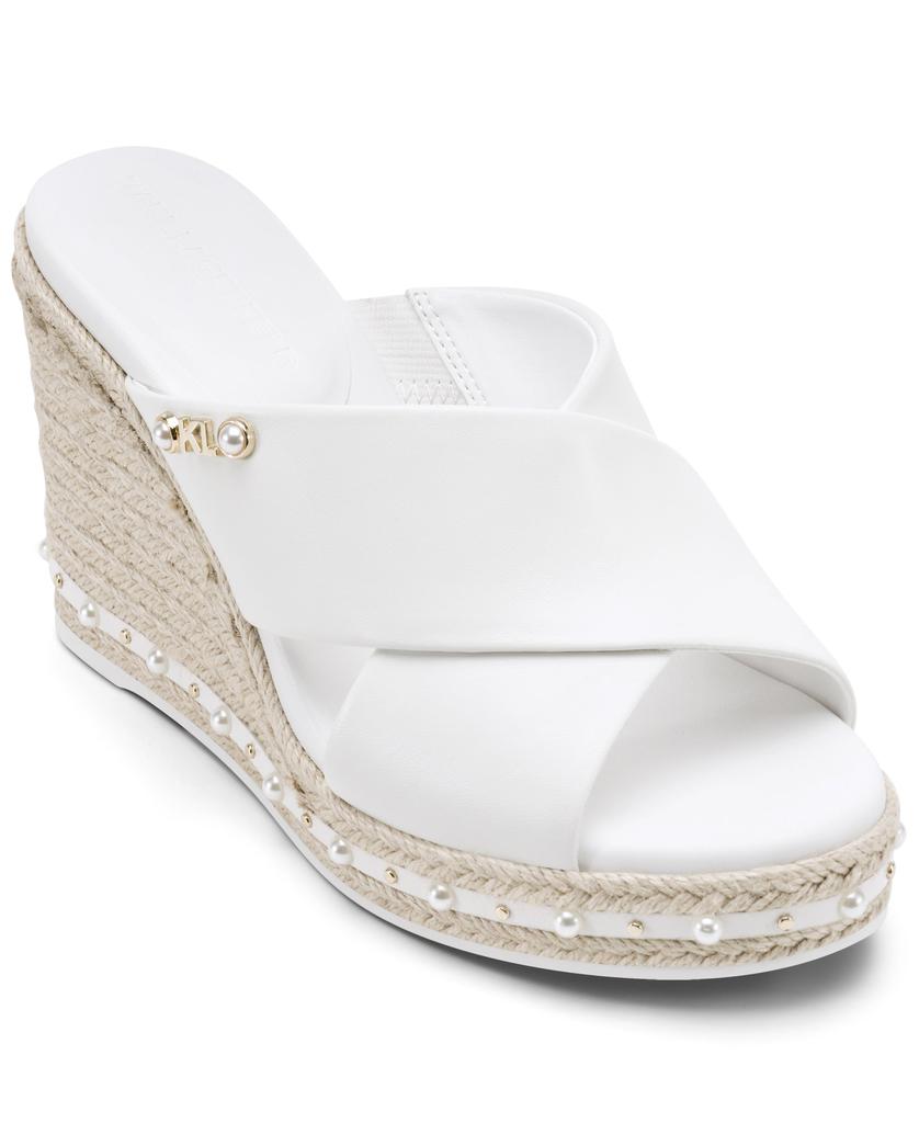 Karl Lagerfeld Paris CELLYN ANKLE STRAP WEDGE