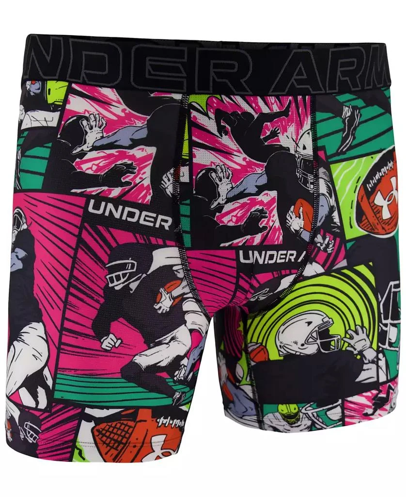Under Armour Men's Performance Tech Mesh Graphic 6" Boxer Briefs 3